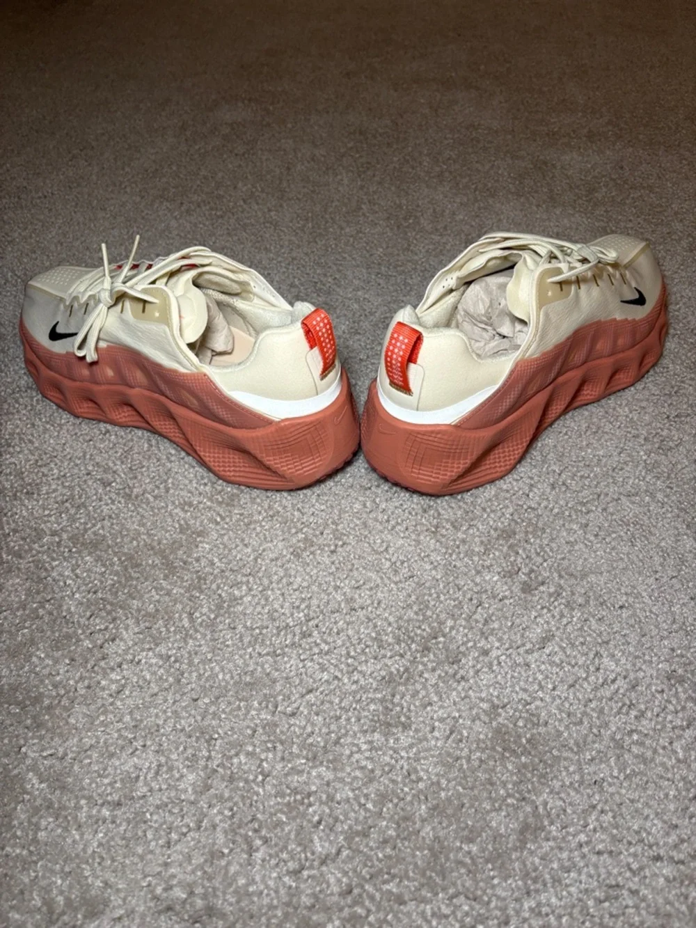 Nike Cream & Rust-Red Ava Rover Sneaker - Picture 8 of 9